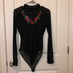 Sheer Forever21 bodysuit